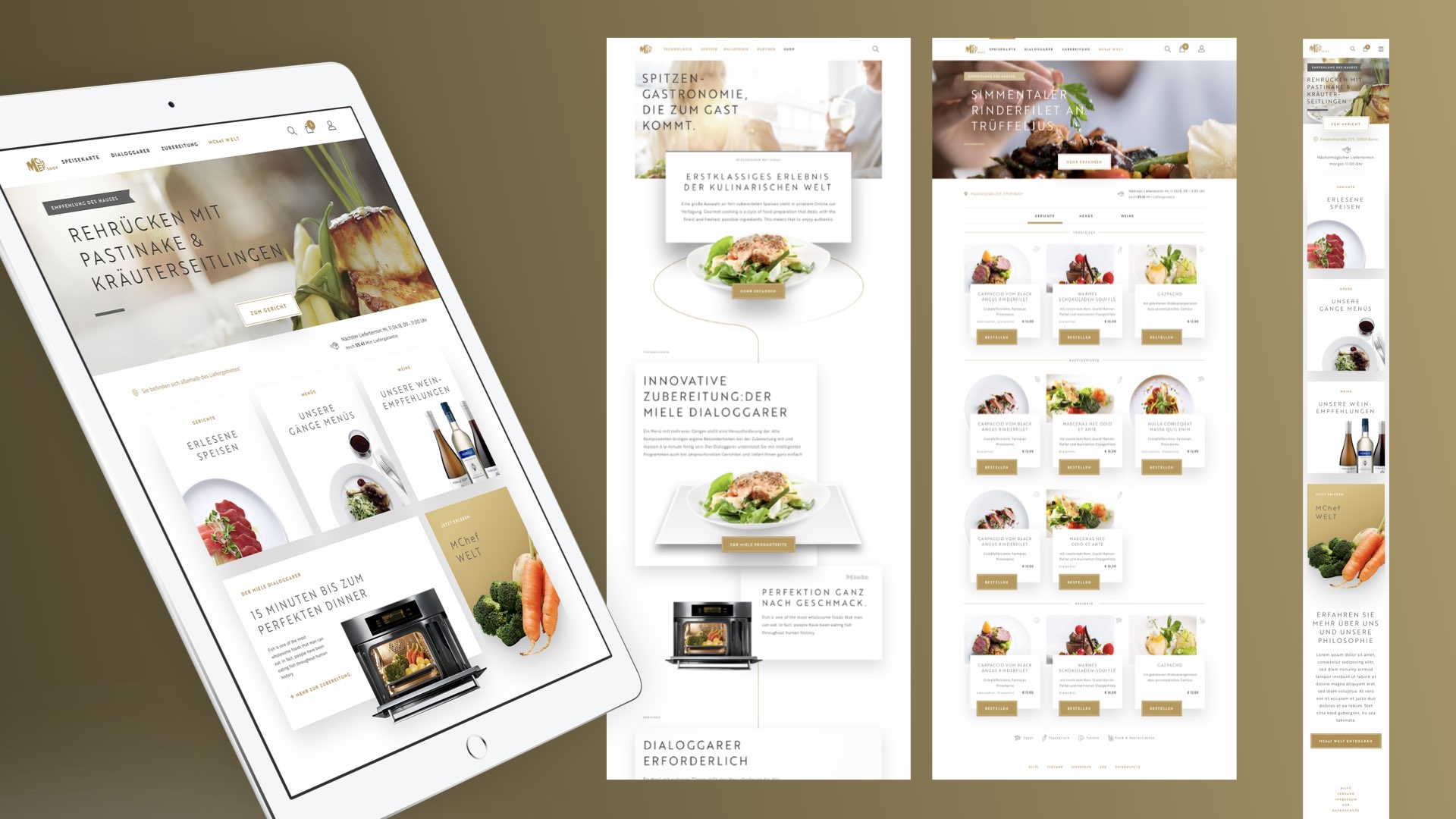 MChef / Miele – Gourmet Experience Design